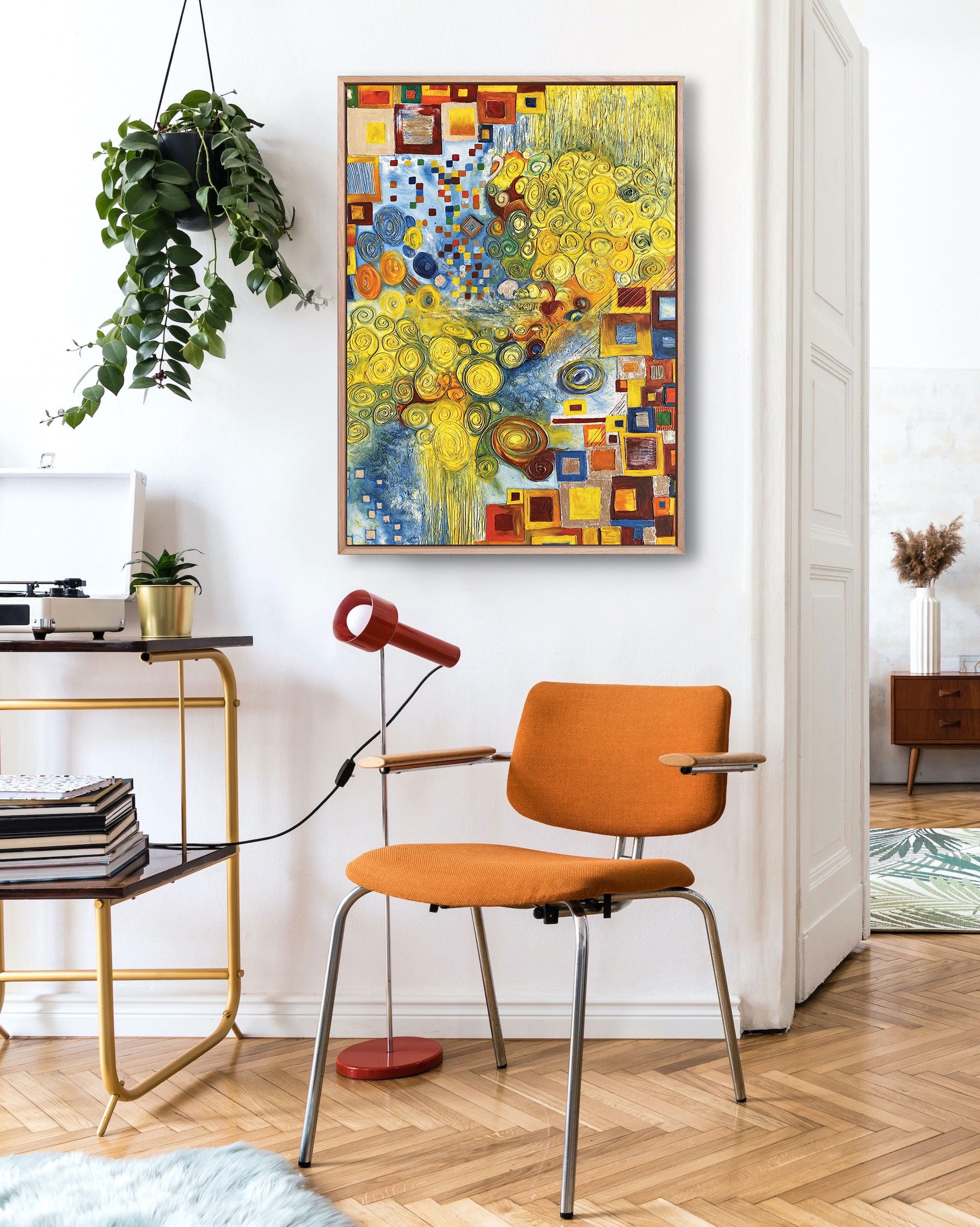 "A Little Klimtish" Art Print