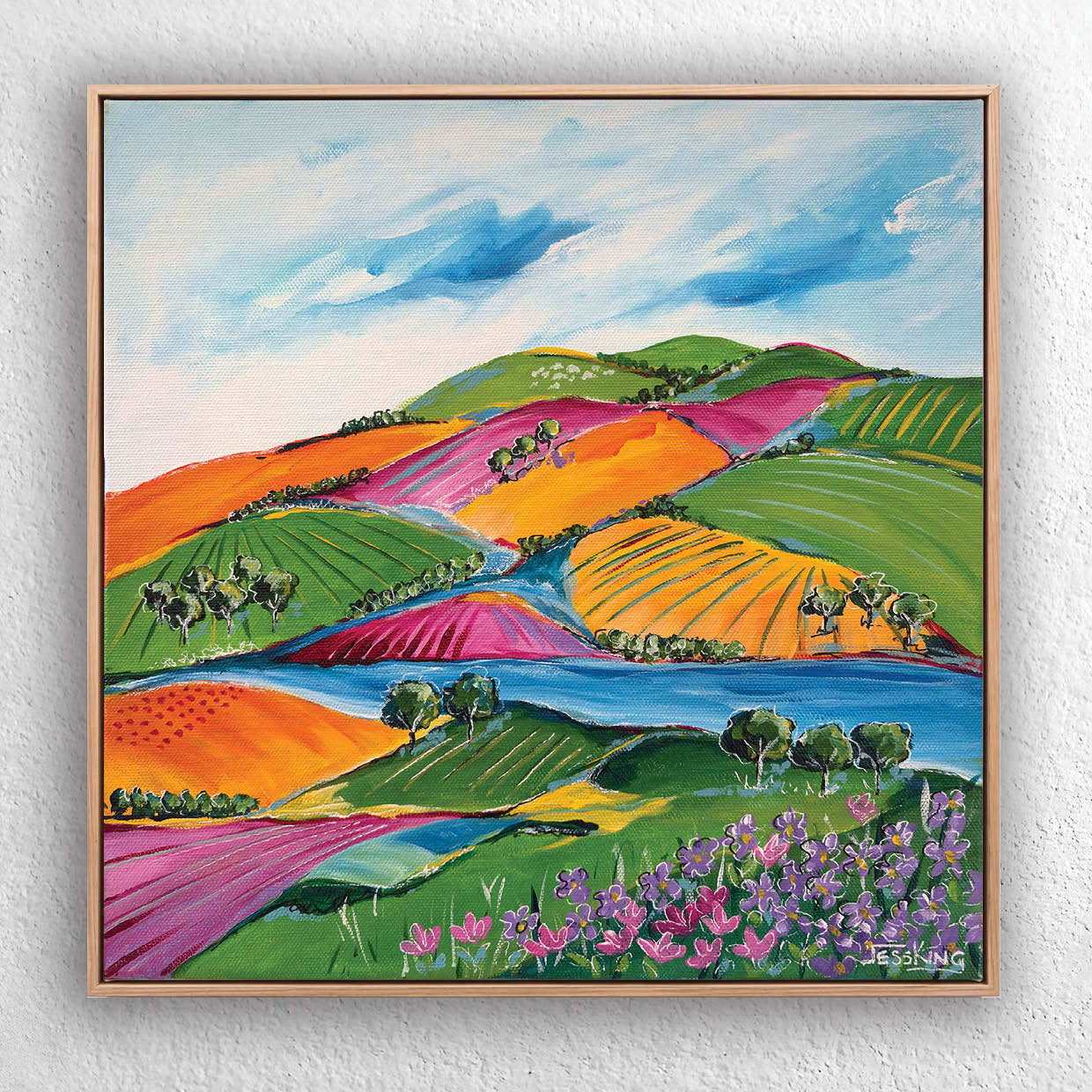 "A River Runs Through" Art Print
