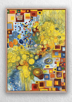 "A Little Klimtish" Art Print