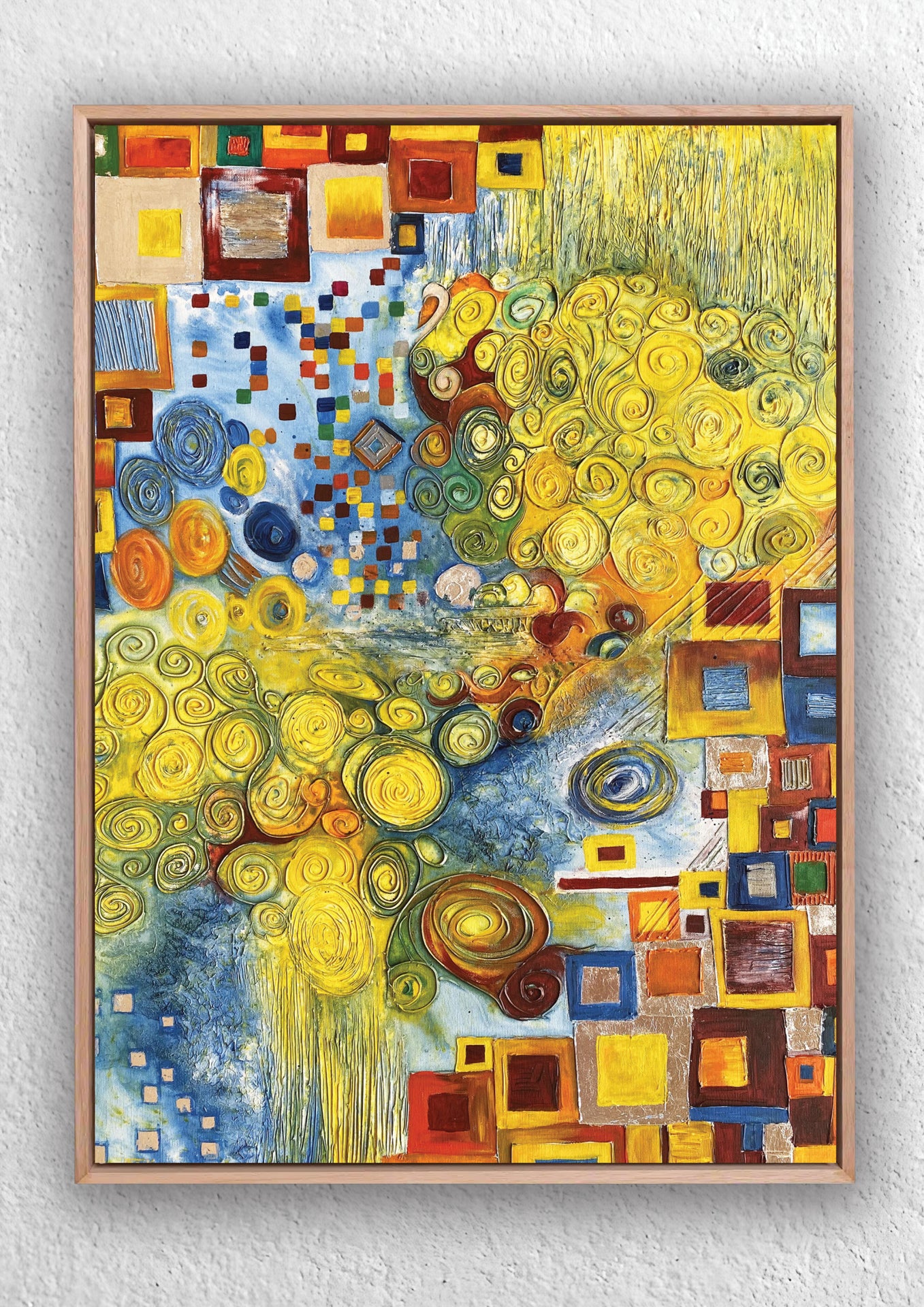 "A Little Klimtish" Art Print