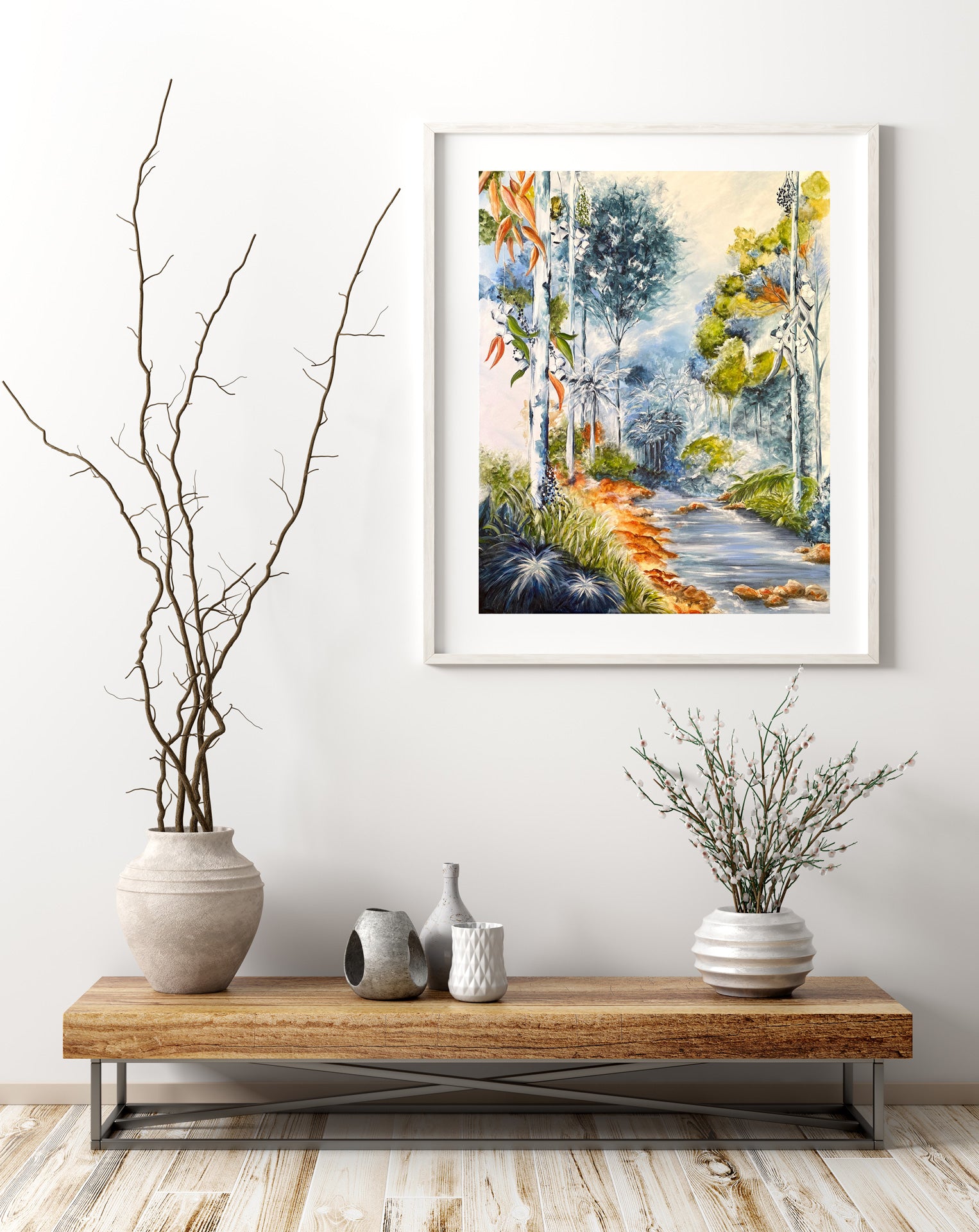 "At the Waters Edge" Art Print