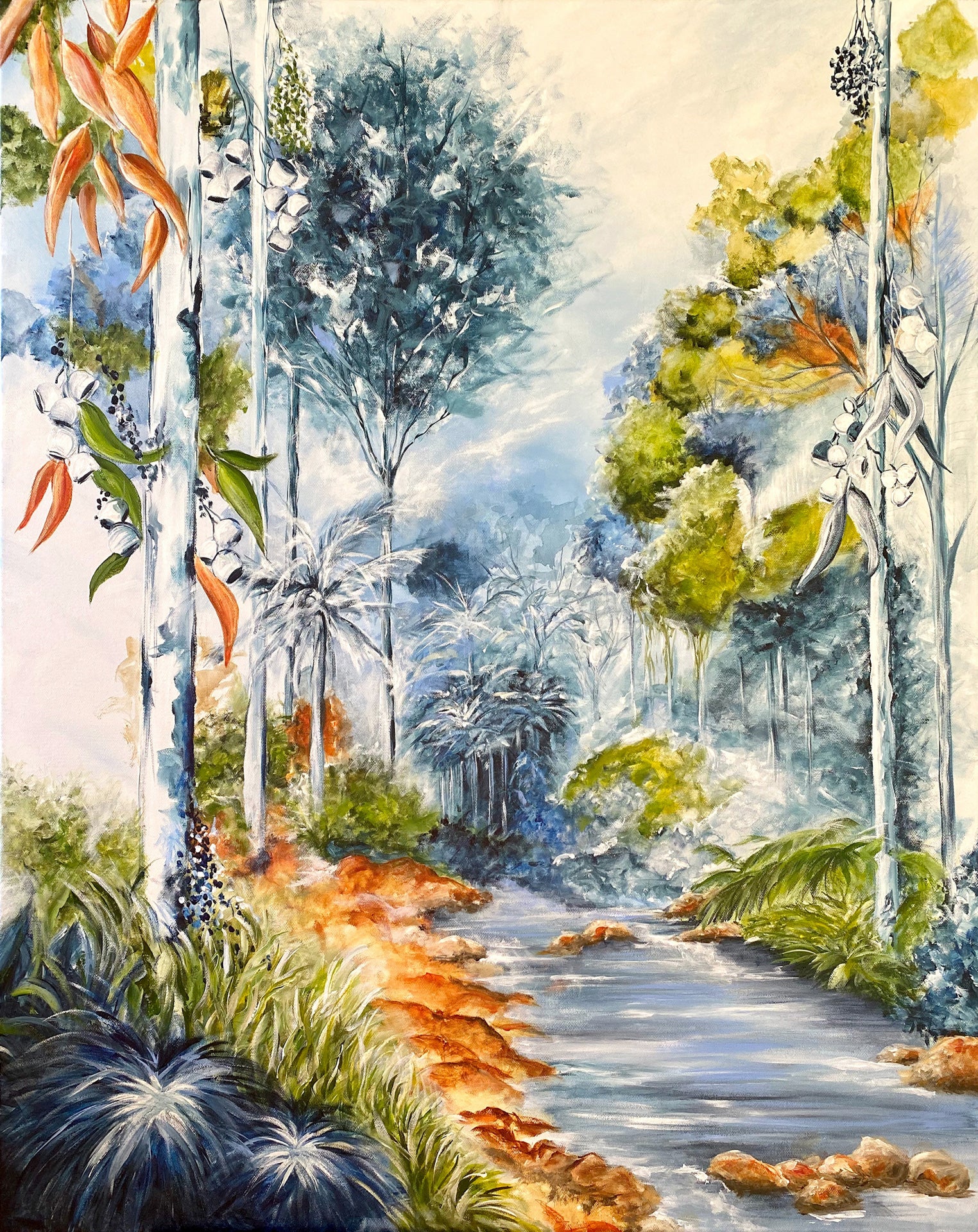 "At the Waters Edge" Art Print