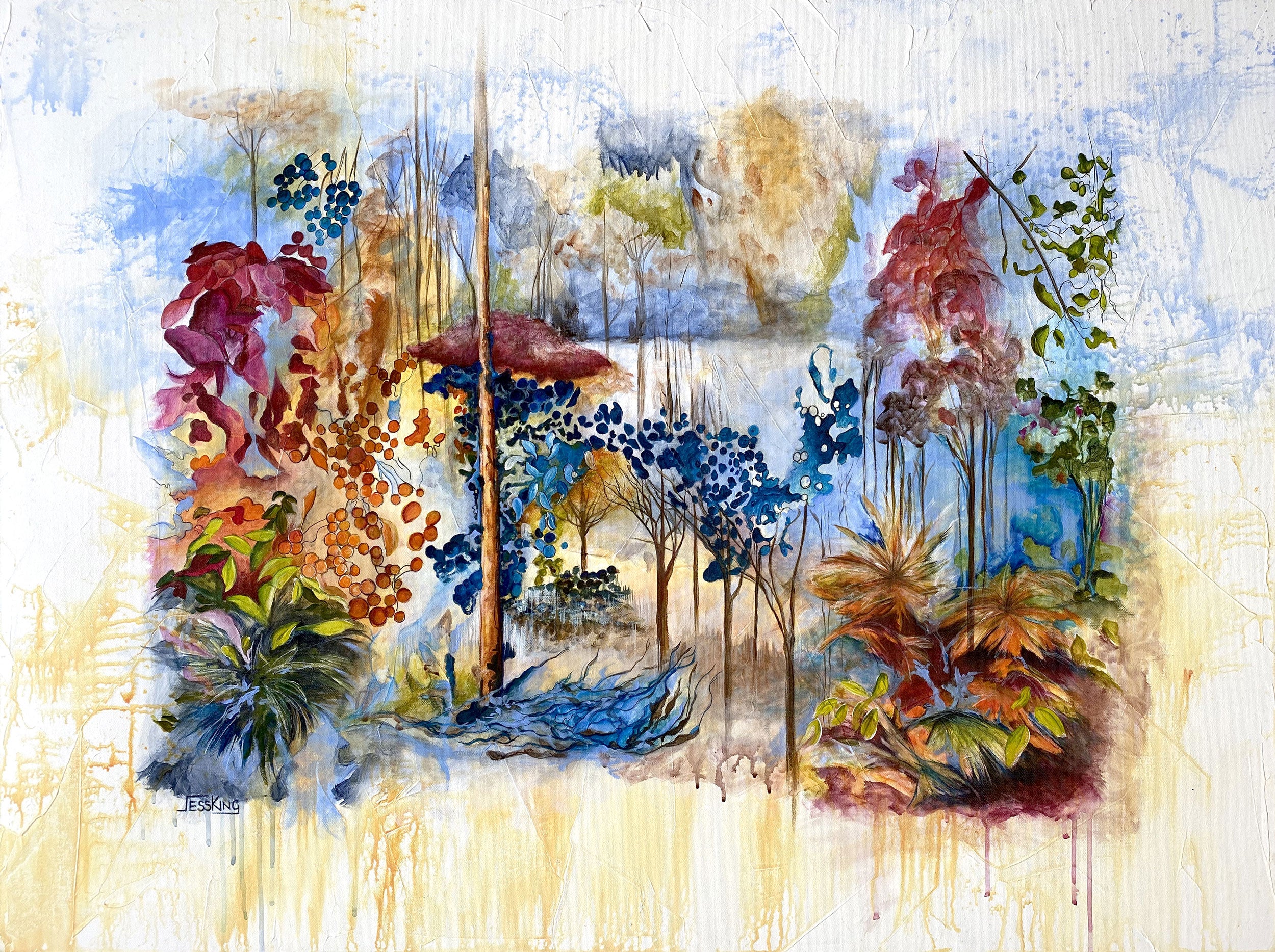 "Aussie Bush 1" Art Print