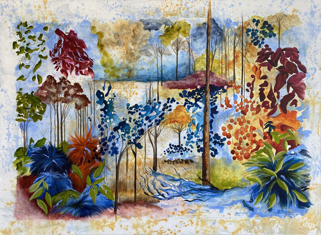 "Aussie Bush 5" Art Print