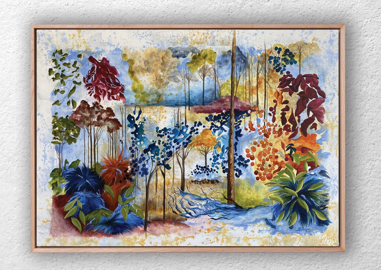 "Aussie Bush 5" Art Print