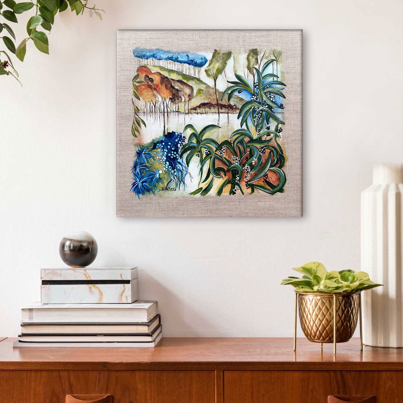 Aussie Bush Beauties Landscape Painting