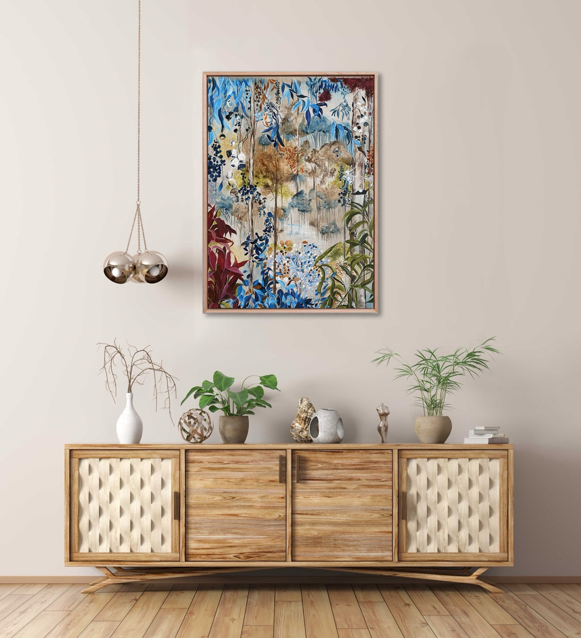 "Aussie Bush Walk Landscape" Art Print