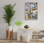 "Aussie Bush 7 Trees and Gum Leaves" Art Print