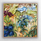 "Aussie Bush 2 Abstract" Art Print