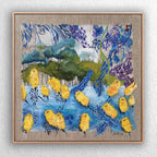 "Aussie Bush 6 Yellow Banksia" Art Print