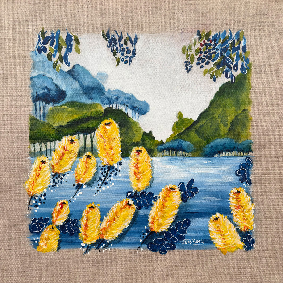 Banksia Bayside Landscape Painting