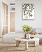 "Honey Bee and Jacaranda Tree" Art Print