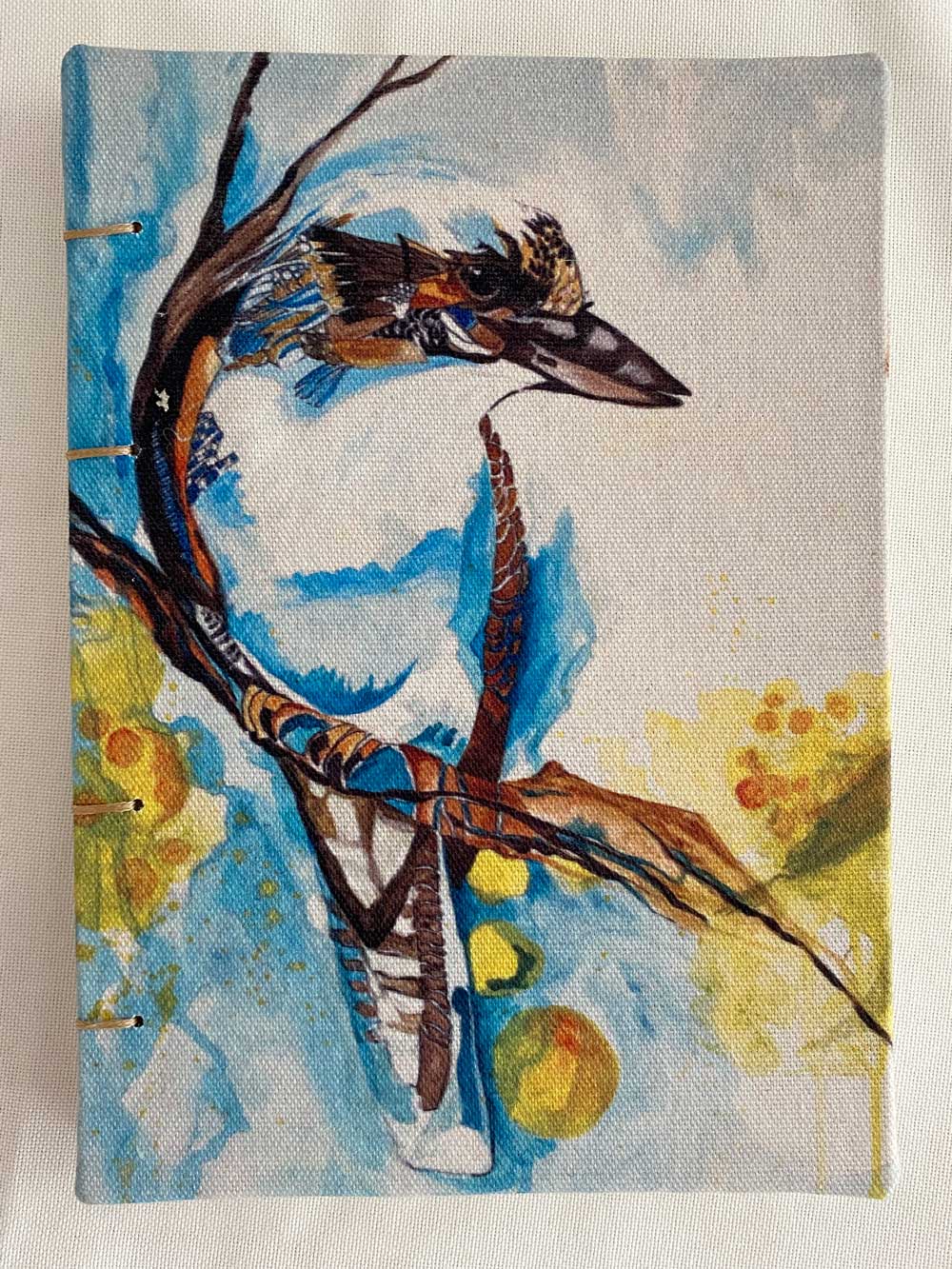 Blank A5 Art Journal | Kookaburra cover Journal Jess King Artist Kookaburra-journal-Jess-King-cover