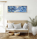 "Meet Me in the Middle Abstract" Canvas Art Print Abstract Jess King Artist Meet-Me-In-The-Middle-jess-king-artist-insitu