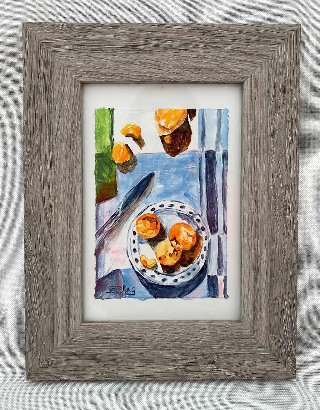 Tiny Treasure Orange Slice Original Still Life