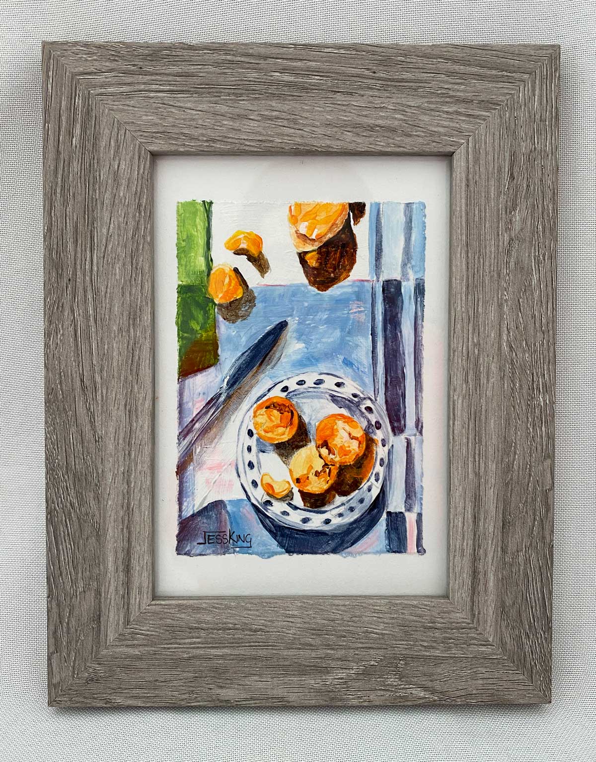 Tiny Treasure Orange Slice Original Still Life