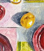 Tiny Treasure Red Vase Original Still Life