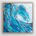 "Wave Crashing 1" Canvas Art Print Abstract Jess King Artist Wavecrashing_affordable_art_print_by_jess_king_artist